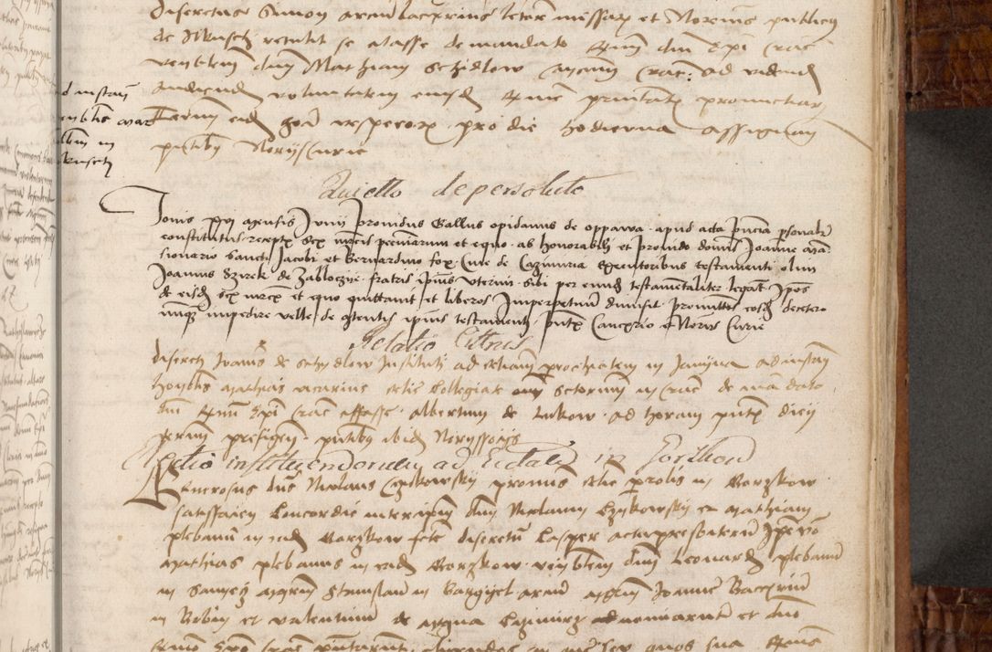 Zdjęcie nr 228 dla obiektu archiwalnego: Volumen I-mum actorum R. D. Joannis Konarski, episcopi Cracoviensis ab an D. 1503 ad annum 1514 inclusive acticata et registata, quorum indicem in dine voluminis videre est.