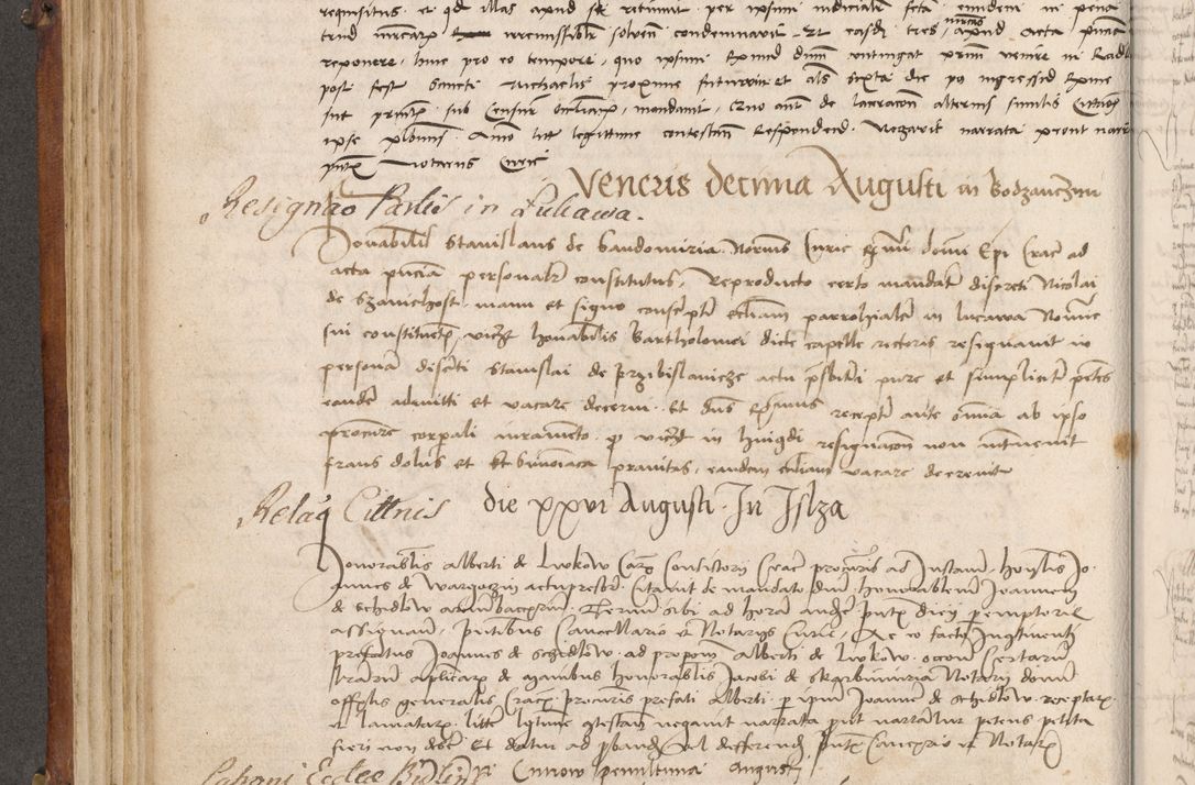 Zdjęcie nr 233 dla obiektu archiwalnego: Volumen I-mum actorum R. D. Joannis Konarski, episcopi Cracoviensis ab an D. 1503 ad annum 1514 inclusive acticata et registata, quorum indicem in dine voluminis videre est.