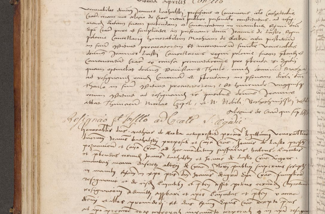 Zdjęcie nr 217 dla obiektu archiwalnego: Volumen I-mum actorum R. D. Joannis Konarski, episcopi Cracoviensis ab an D. 1503 ad annum 1514 inclusive acticata et registata, quorum indicem in dine voluminis videre est.
