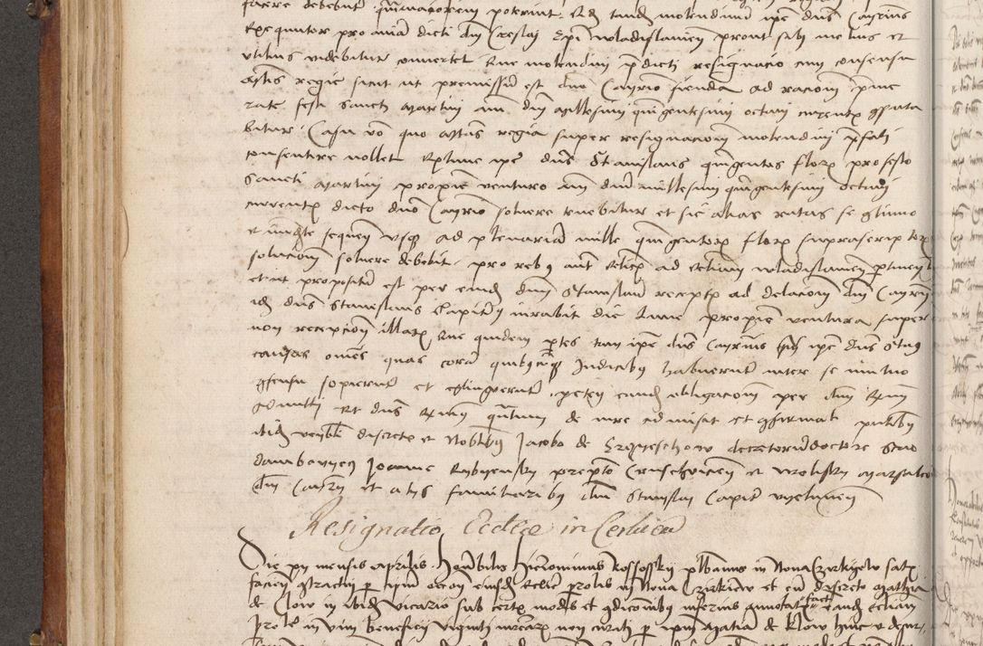 Zdjęcie nr 215 dla obiektu archiwalnego: Volumen I-mum actorum R. D. Joannis Konarski, episcopi Cracoviensis ab an D. 1503 ad annum 1514 inclusive acticata et registata, quorum indicem in dine voluminis videre est.