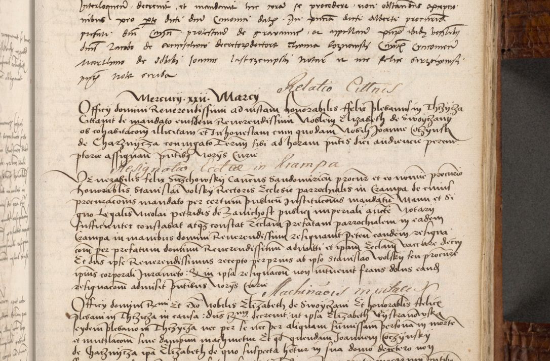 Zdjęcie nr 206 dla obiektu archiwalnego: Volumen I-mum actorum R. D. Joannis Konarski, episcopi Cracoviensis ab an D. 1503 ad annum 1514 inclusive acticata et registata, quorum indicem in dine voluminis videre est.