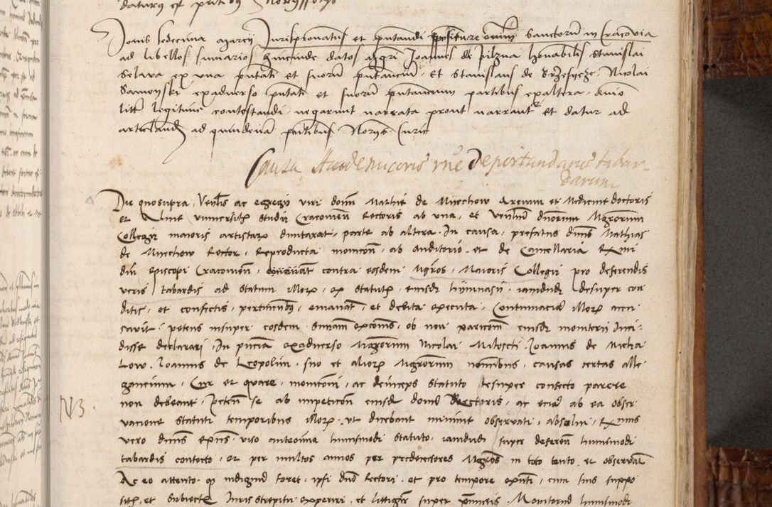 Zdjęcie nr 204 dla obiektu archiwalnego: Volumen I-mum actorum R. D. Joannis Konarski, episcopi Cracoviensis ab an D. 1503 ad annum 1514 inclusive acticata et registata, quorum indicem in dine voluminis videre est.