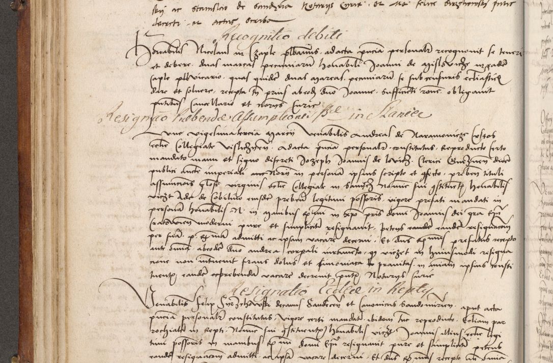 Zdjęcie nr 205 dla obiektu archiwalnego: Volumen I-mum actorum R. D. Joannis Konarski, episcopi Cracoviensis ab an D. 1503 ad annum 1514 inclusive acticata et registata, quorum indicem in dine voluminis videre est.