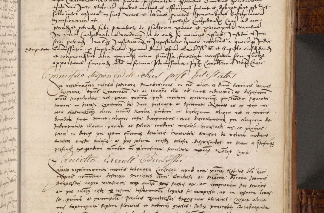 Zdjęcie nr 200 dla obiektu archiwalnego: Volumen I-mum actorum R. D. Joannis Konarski, episcopi Cracoviensis ab an D. 1503 ad annum 1514 inclusive acticata et registata, quorum indicem in dine voluminis videre est.