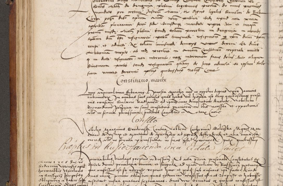 Zdjęcie nr 201 dla obiektu archiwalnego: Volumen I-mum actorum R. D. Joannis Konarski, episcopi Cracoviensis ab an D. 1503 ad annum 1514 inclusive acticata et registata, quorum indicem in dine voluminis videre est.