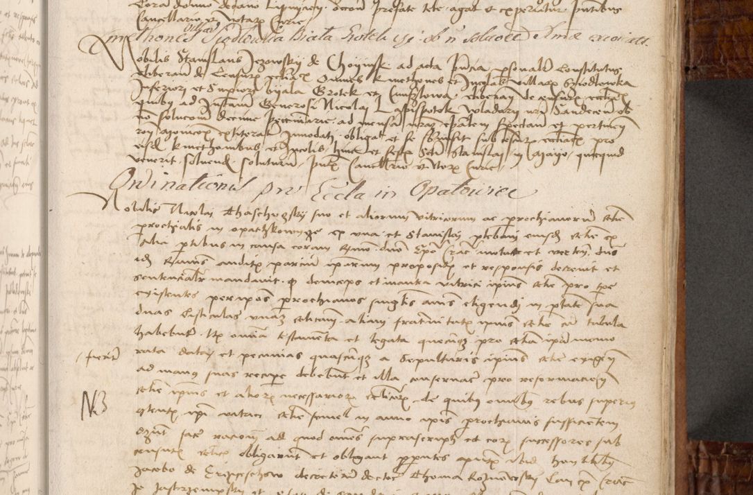 Zdjęcie nr 190 dla obiektu archiwalnego: Volumen I-mum actorum R. D. Joannis Konarski, episcopi Cracoviensis ab an D. 1503 ad annum 1514 inclusive acticata et registata, quorum indicem in dine voluminis videre est.