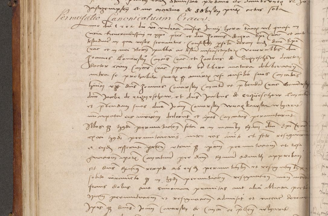 Zdjęcie nr 175 dla obiektu archiwalnego: Volumen I-mum actorum R. D. Joannis Konarski, episcopi Cracoviensis ab an D. 1503 ad annum 1514 inclusive acticata et registata, quorum indicem in dine voluminis videre est.