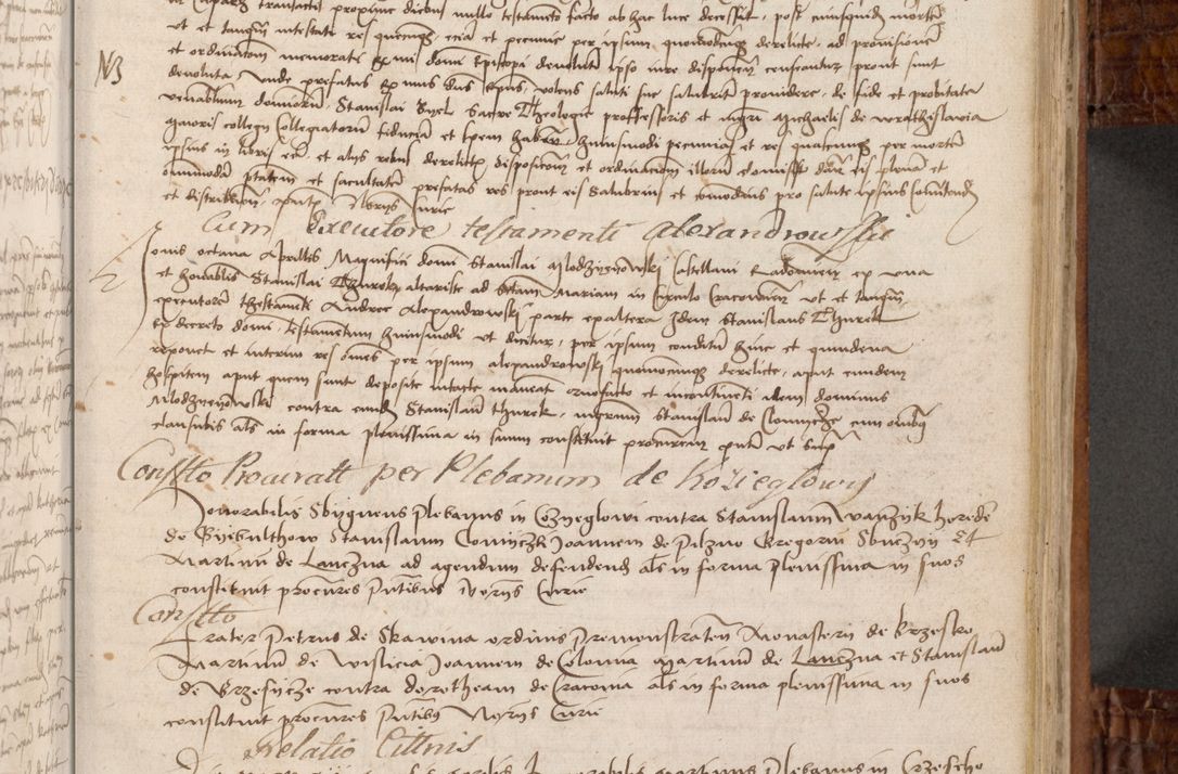 Zdjęcie nr 152 dla obiektu archiwalnego: Volumen I-mum actorum R. D. Joannis Konarski, episcopi Cracoviensis ab an D. 1503 ad annum 1514 inclusive acticata et registata, quorum indicem in dine voluminis videre est.