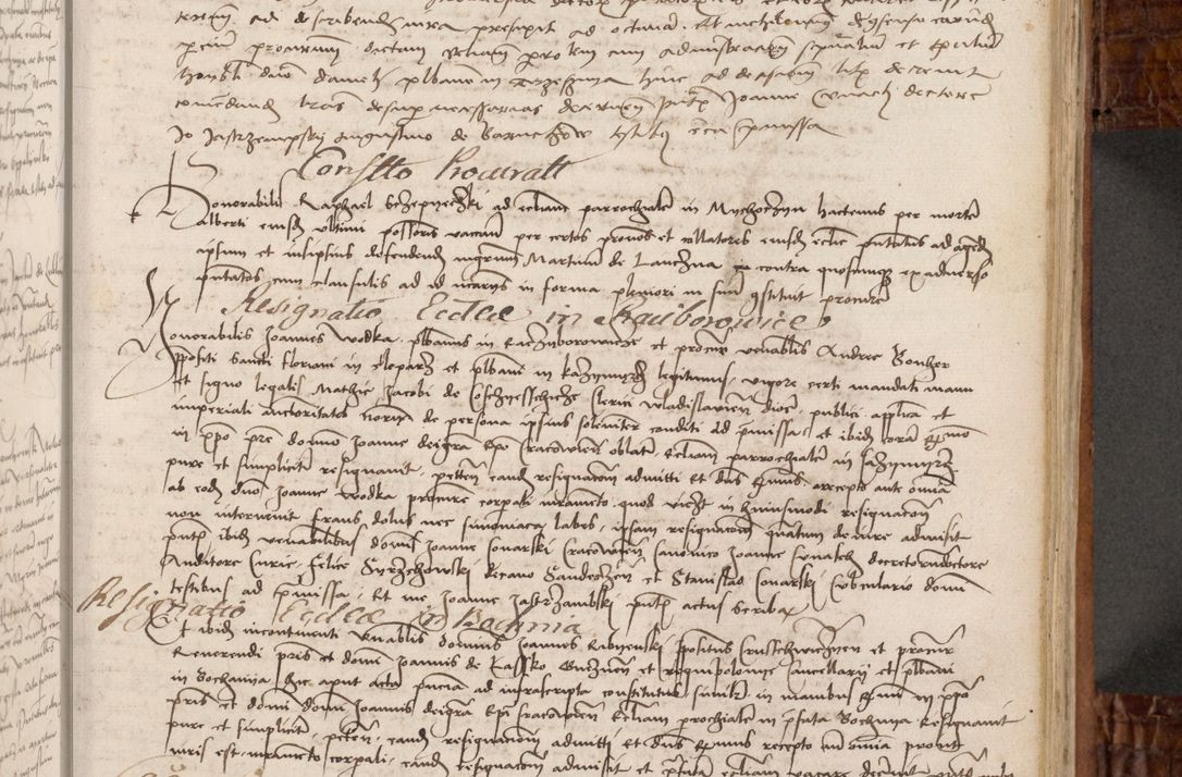 Zdjęcie nr 154 dla obiektu archiwalnego: Volumen I-mum actorum R. D. Joannis Konarski, episcopi Cracoviensis ab an D. 1503 ad annum 1514 inclusive acticata et registata, quorum indicem in dine voluminis videre est.