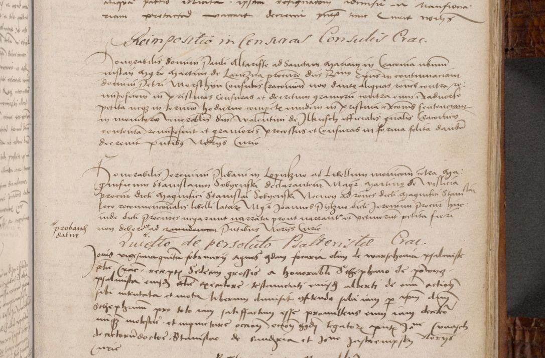 Zdjęcie nr 146 dla obiektu archiwalnego: Volumen I-mum actorum R. D. Joannis Konarski, episcopi Cracoviensis ab an D. 1503 ad annum 1514 inclusive acticata et registata, quorum indicem in dine voluminis videre est.