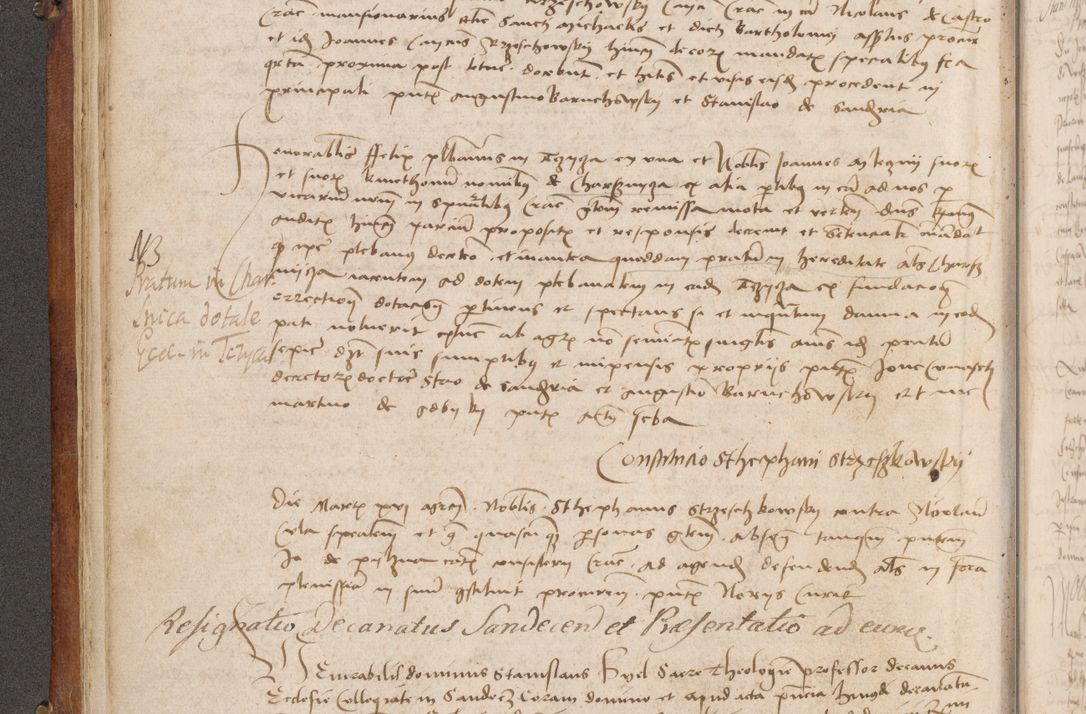 Zdjęcie nr 149 dla obiektu archiwalnego: Volumen I-mum actorum R. D. Joannis Konarski, episcopi Cracoviensis ab an D. 1503 ad annum 1514 inclusive acticata et registata, quorum indicem in dine voluminis videre est.