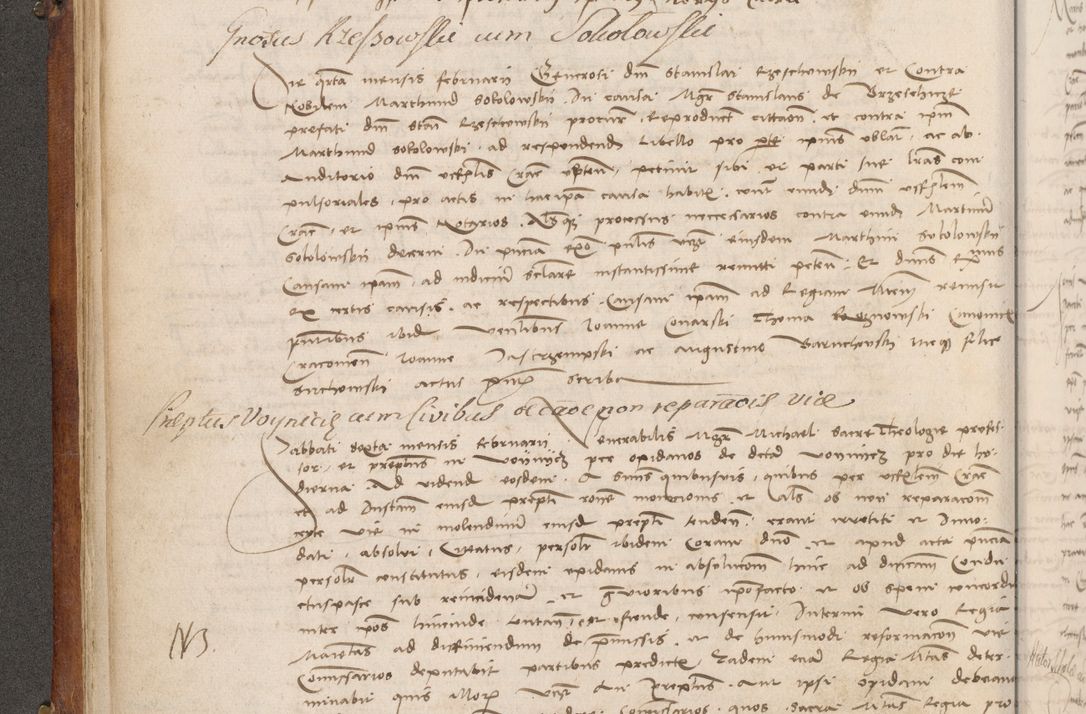 Zdjęcie nr 143 dla obiektu archiwalnego: Volumen I-mum actorum R. D. Joannis Konarski, episcopi Cracoviensis ab an D. 1503 ad annum 1514 inclusive acticata et registata, quorum indicem in dine voluminis videre est.