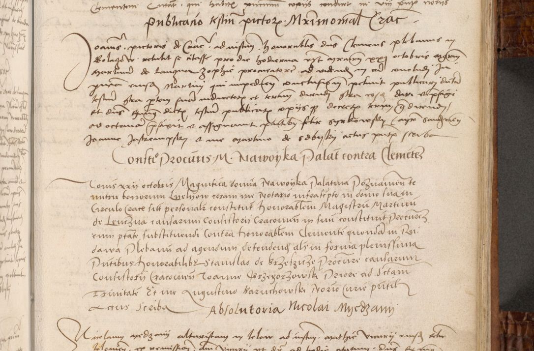 Zdjęcie nr 134 dla obiektu archiwalnego: Volumen I-mum actorum R. D. Joannis Konarski, episcopi Cracoviensis ab an D. 1503 ad annum 1514 inclusive acticata et registata, quorum indicem in dine voluminis videre est.
