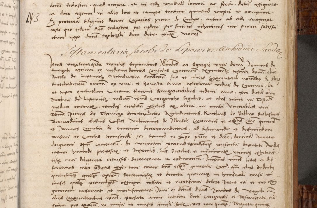 Zdjęcie nr 124 dla obiektu archiwalnego: Volumen I-mum actorum R. D. Joannis Konarski, episcopi Cracoviensis ab an D. 1503 ad annum 1514 inclusive acticata et registata, quorum indicem in dine voluminis videre est.