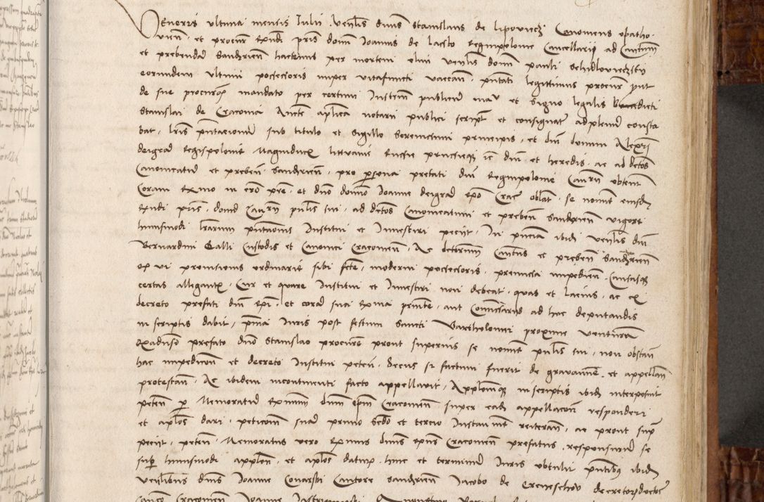 Zdjęcie nr 122 dla obiektu archiwalnego: Volumen I-mum actorum R. D. Joannis Konarski, episcopi Cracoviensis ab an D. 1503 ad annum 1514 inclusive acticata et registata, quorum indicem in dine voluminis videre est.