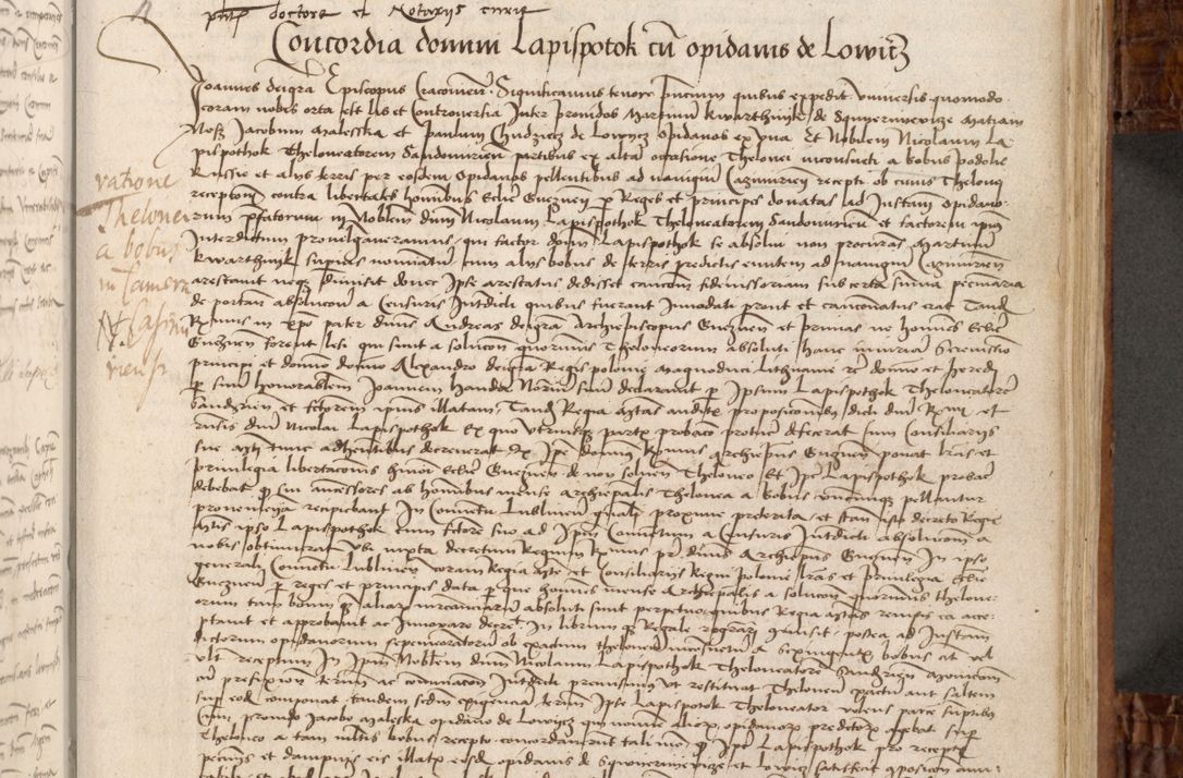 Zdjęcie nr 114 dla obiektu archiwalnego: Volumen I-mum actorum R. D. Joannis Konarski, episcopi Cracoviensis ab an D. 1503 ad annum 1514 inclusive acticata et registata, quorum indicem in dine voluminis videre est.
