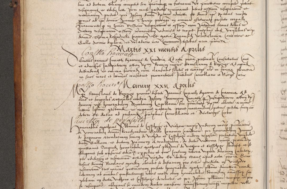 Zdjęcie nr 115 dla obiektu archiwalnego: Volumen I-mum actorum R. D. Joannis Konarski, episcopi Cracoviensis ab an D. 1503 ad annum 1514 inclusive acticata et registata, quorum indicem in dine voluminis videre est.