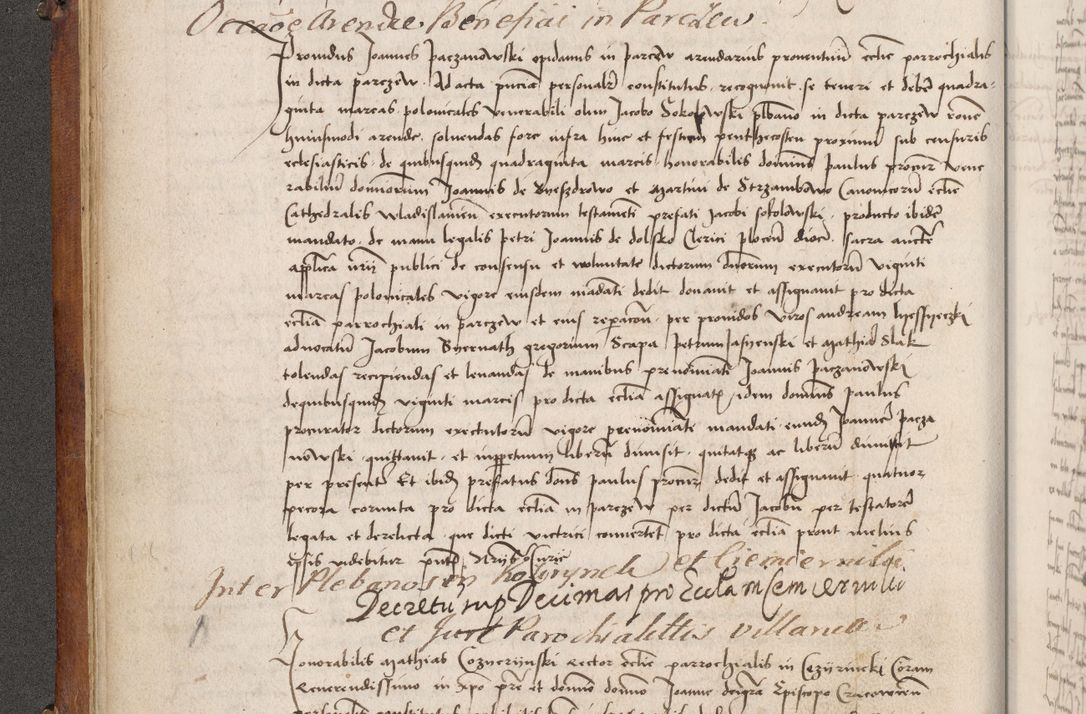 Zdjęcie nr 107 dla obiektu archiwalnego: Volumen I-mum actorum R. D. Joannis Konarski, episcopi Cracoviensis ab an D. 1503 ad annum 1514 inclusive acticata et registata, quorum indicem in dine voluminis videre est.