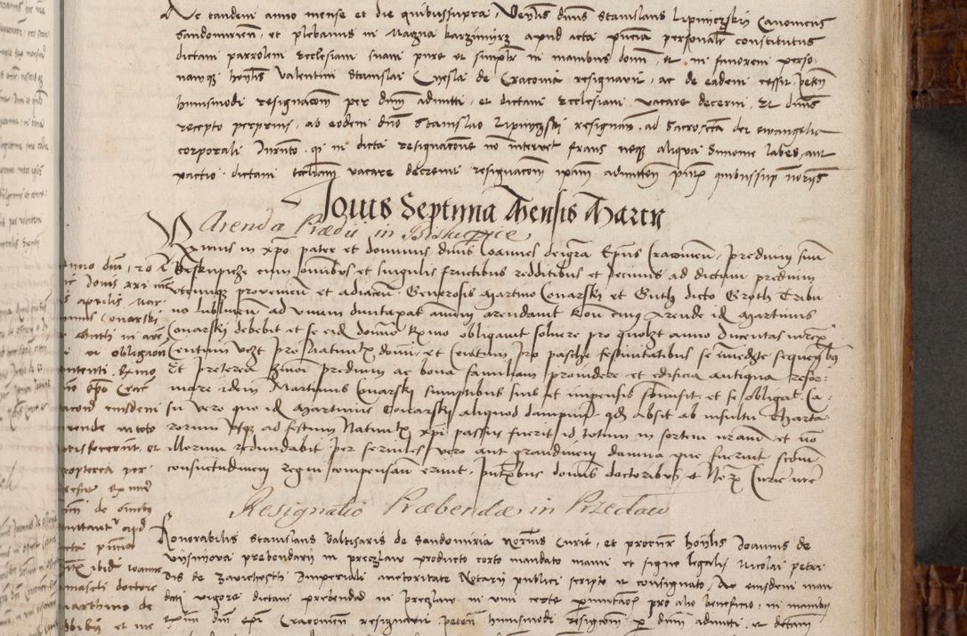 Zdjęcie nr 110 dla obiektu archiwalnego: Volumen I-mum actorum R. D. Joannis Konarski, episcopi Cracoviensis ab an D. 1503 ad annum 1514 inclusive acticata et registata, quorum indicem in dine voluminis videre est.