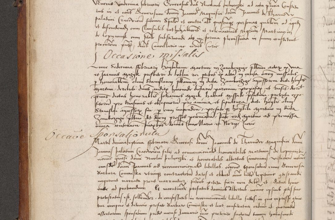 Zdjęcie nr 105 dla obiektu archiwalnego: Volumen I-mum actorum R. D. Joannis Konarski, episcopi Cracoviensis ab an D. 1503 ad annum 1514 inclusive acticata et registata, quorum indicem in dine voluminis videre est.
