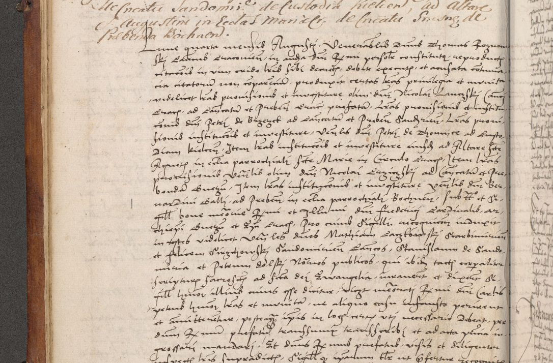 Zdjęcie nr 91 dla obiektu archiwalnego: Volumen I-mum actorum R. D. Joannis Konarski, episcopi Cracoviensis ab an D. 1503 ad annum 1514 inclusive acticata et registata, quorum indicem in dine voluminis videre est.