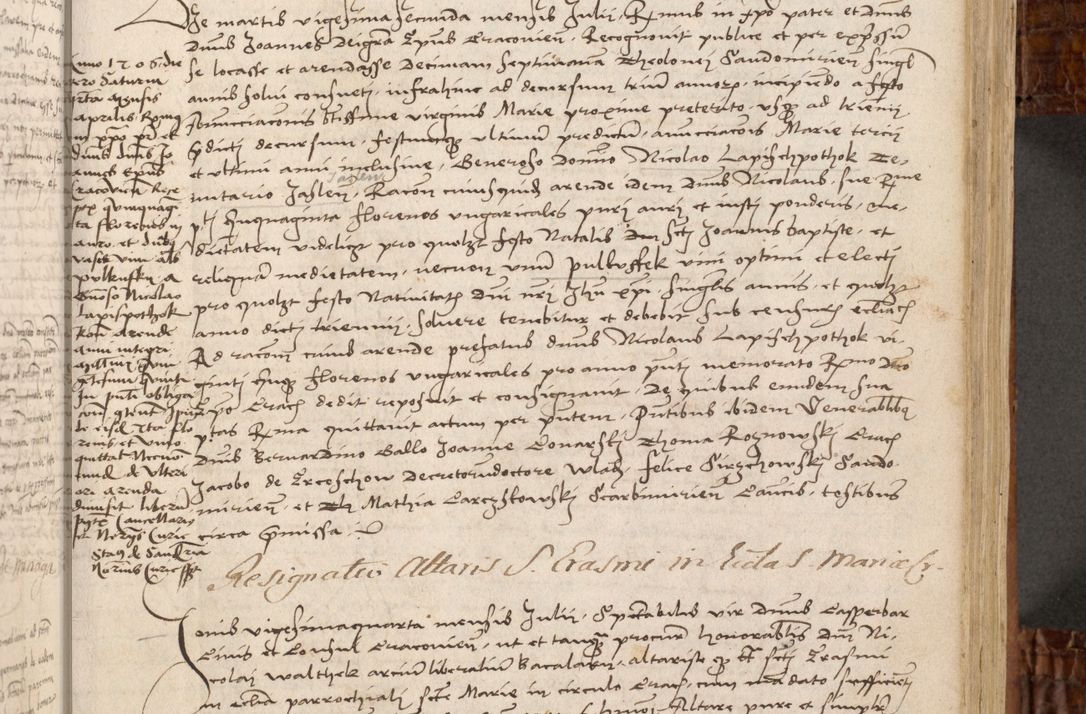 Zdjęcie nr 90 dla obiektu archiwalnego: Volumen I-mum actorum R. D. Joannis Konarski, episcopi Cracoviensis ab an D. 1503 ad annum 1514 inclusive acticata et registata, quorum indicem in dine voluminis videre est.