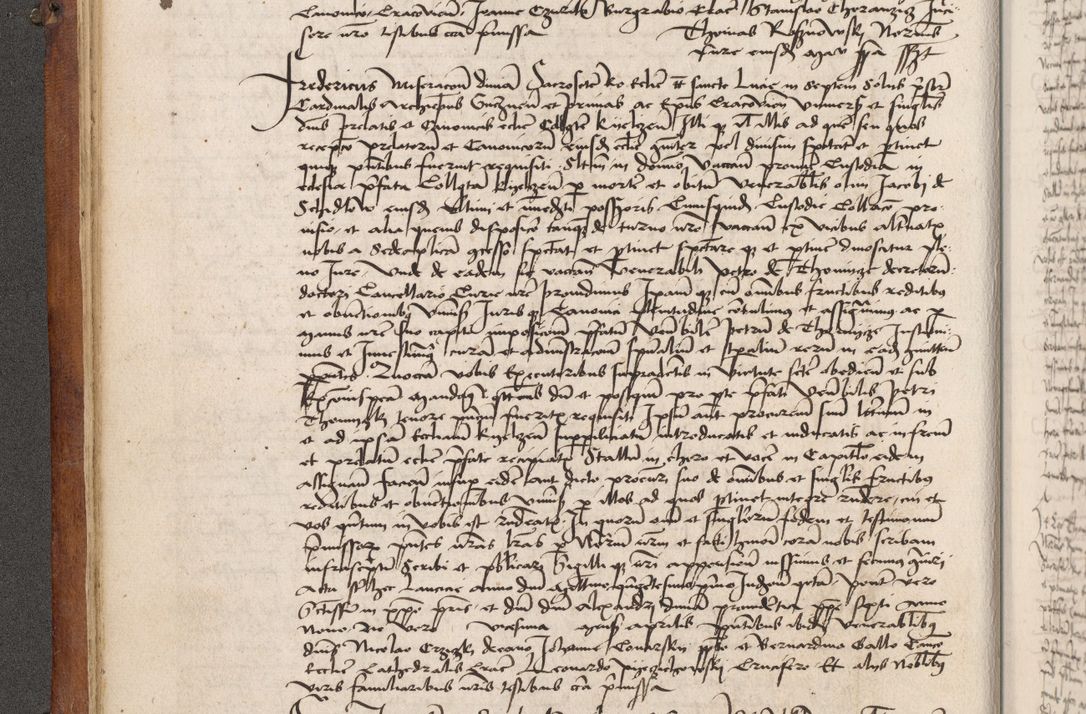 Zdjęcie nr 93 dla obiektu archiwalnego: Volumen I-mum actorum R. D. Joannis Konarski, episcopi Cracoviensis ab an D. 1503 ad annum 1514 inclusive acticata et registata, quorum indicem in dine voluminis videre est.