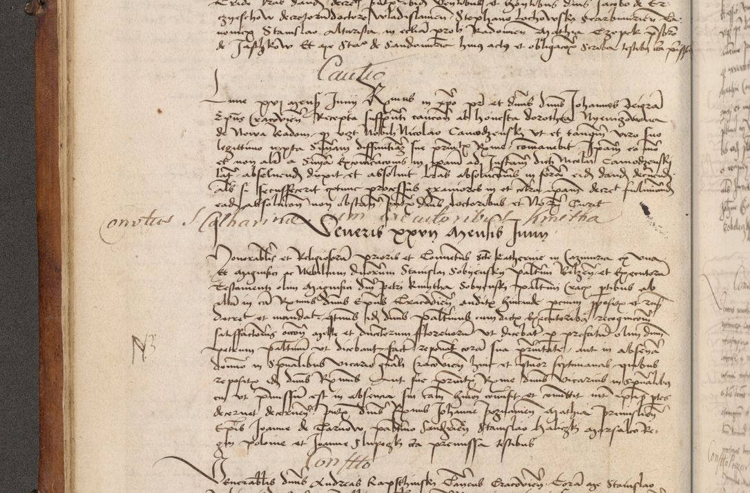 Zdjęcie nr 85 dla obiektu archiwalnego: Volumen I-mum actorum R. D. Joannis Konarski, episcopi Cracoviensis ab an D. 1503 ad annum 1514 inclusive acticata et registata, quorum indicem in dine voluminis videre est.