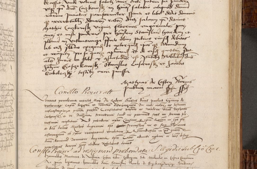Zdjęcie nr 86 dla obiektu archiwalnego: Volumen I-mum actorum R. D. Joannis Konarski, episcopi Cracoviensis ab an D. 1503 ad annum 1514 inclusive acticata et registata, quorum indicem in dine voluminis videre est.