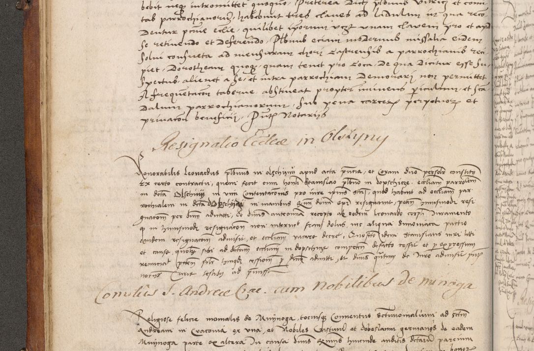 Zdjęcie nr 89 dla obiektu archiwalnego: Volumen I-mum actorum R. D. Joannis Konarski, episcopi Cracoviensis ab an D. 1503 ad annum 1514 inclusive acticata et registata, quorum indicem in dine voluminis videre est.