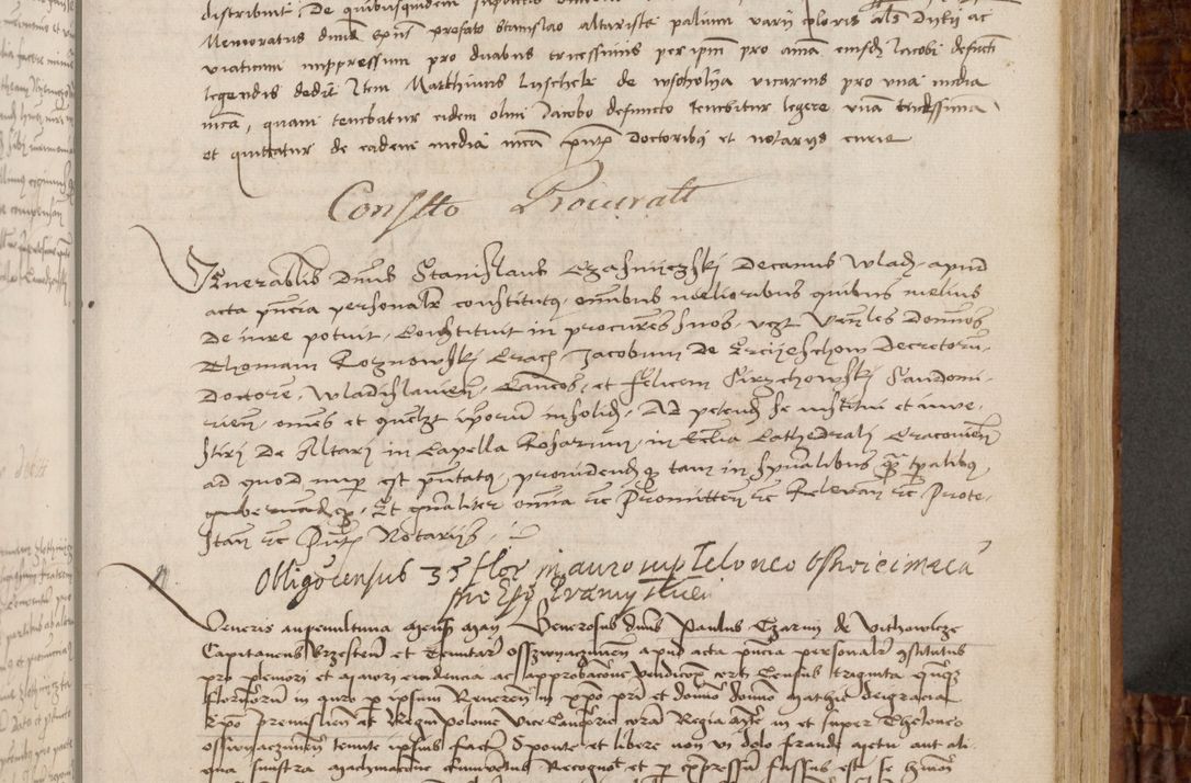 Zdjęcie nr 84 dla obiektu archiwalnego: Volumen I-mum actorum R. D. Joannis Konarski, episcopi Cracoviensis ab an D. 1503 ad annum 1514 inclusive acticata et registata, quorum indicem in dine voluminis videre est.