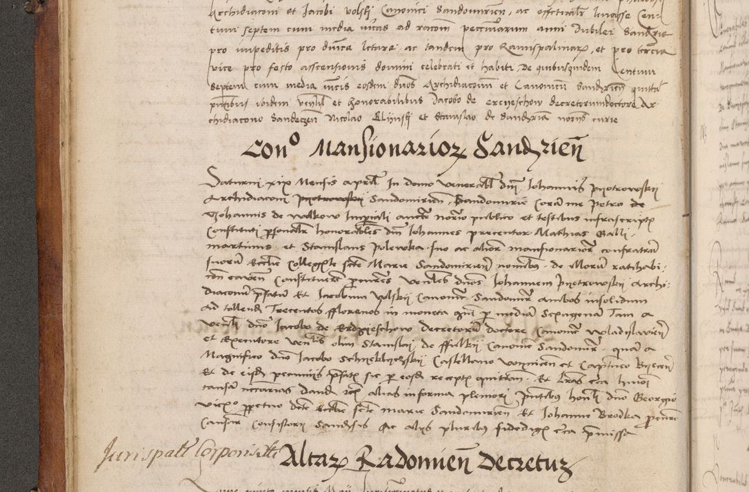 Zdjęcie nr 77 dla obiektu archiwalnego: Volumen I-mum actorum R. D. Joannis Konarski, episcopi Cracoviensis ab an D. 1503 ad annum 1514 inclusive acticata et registata, quorum indicem in dine voluminis videre est.