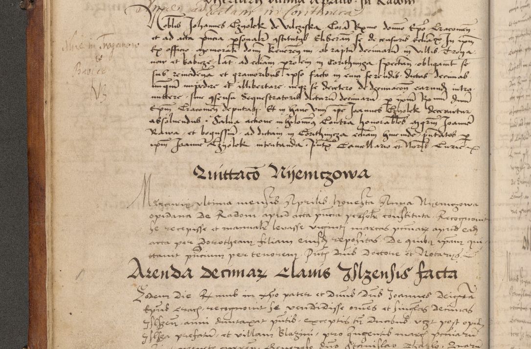 Zdjęcie nr 75 dla obiektu archiwalnego: Volumen I-mum actorum R. D. Joannis Konarski, episcopi Cracoviensis ab an D. 1503 ad annum 1514 inclusive acticata et registata, quorum indicem in dine voluminis videre est.