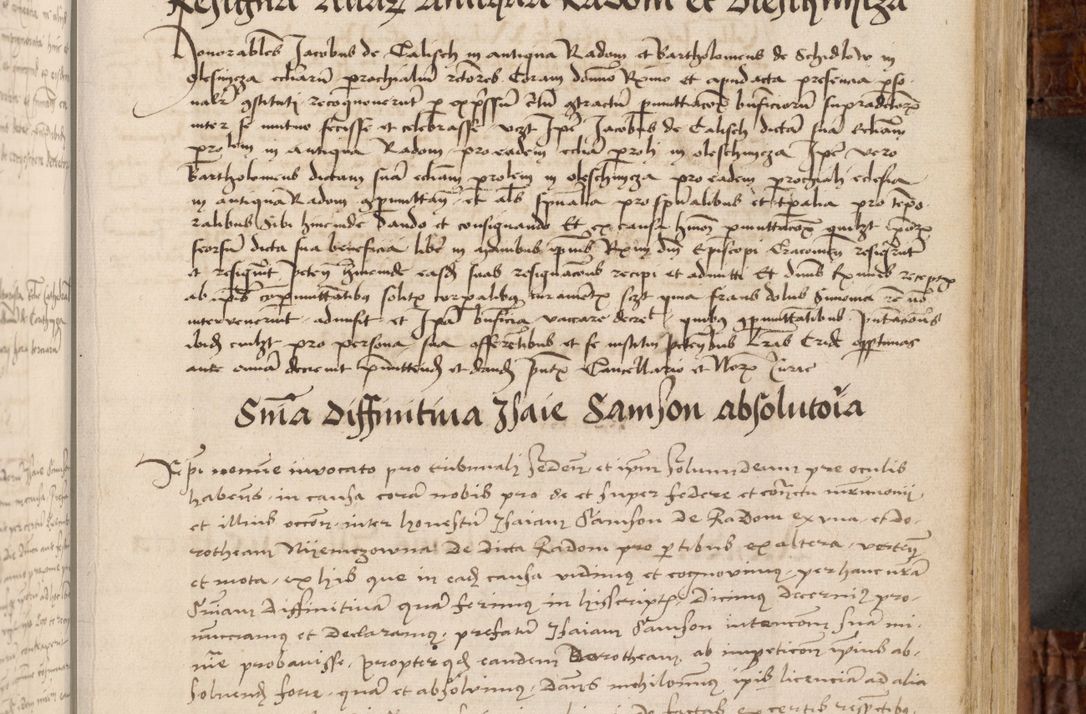 Zdjęcie nr 74 dla obiektu archiwalnego: Volumen I-mum actorum R. D. Joannis Konarski, episcopi Cracoviensis ab an D. 1503 ad annum 1514 inclusive acticata et registata, quorum indicem in dine voluminis videre est.