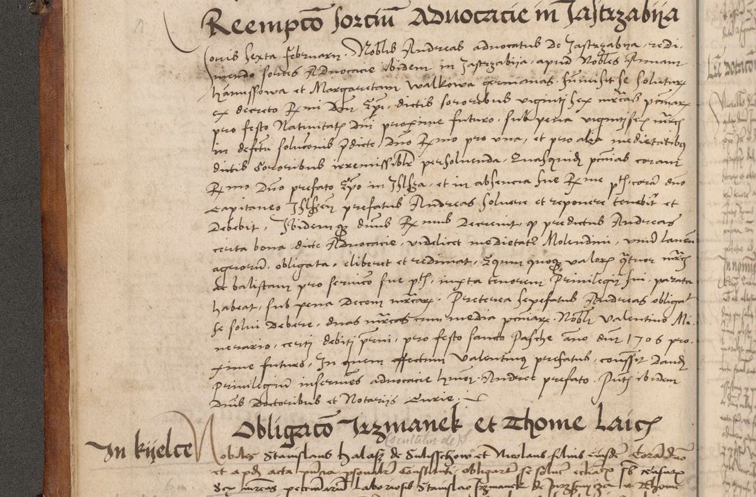 Zdjęcie nr 63 dla obiektu archiwalnego: Volumen I-mum actorum R. D. Joannis Konarski, episcopi Cracoviensis ab an D. 1503 ad annum 1514 inclusive acticata et registata, quorum indicem in dine voluminis videre est.