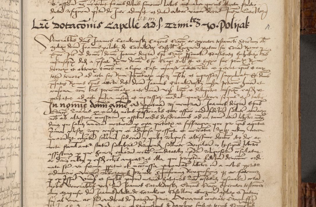 Zdjęcie nr 64 dla obiektu archiwalnego: Volumen I-mum actorum R. D. Joannis Konarski, episcopi Cracoviensis ab an D. 1503 ad annum 1514 inclusive acticata et registata, quorum indicem in dine voluminis videre est.