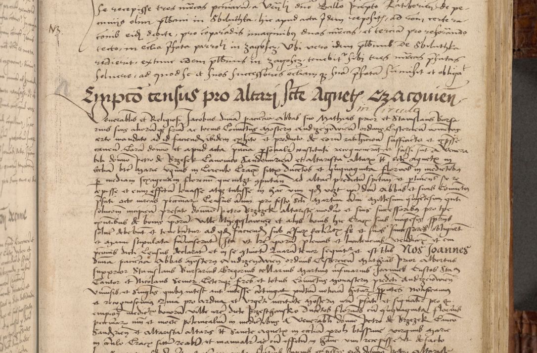 Zdjęcie nr 52 dla obiektu archiwalnego: Volumen I-mum actorum R. D. Joannis Konarski, episcopi Cracoviensis ab an D. 1503 ad annum 1514 inclusive acticata et registata, quorum indicem in dine voluminis videre est.