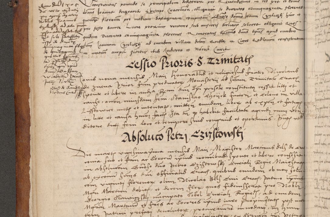 Zdjęcie nr 37 dla obiektu archiwalnego: Volumen I-mum actorum R. D. Joannis Konarski, episcopi Cracoviensis ab an D. 1503 ad annum 1514 inclusive acticata et registata, quorum indicem in dine voluminis videre est.