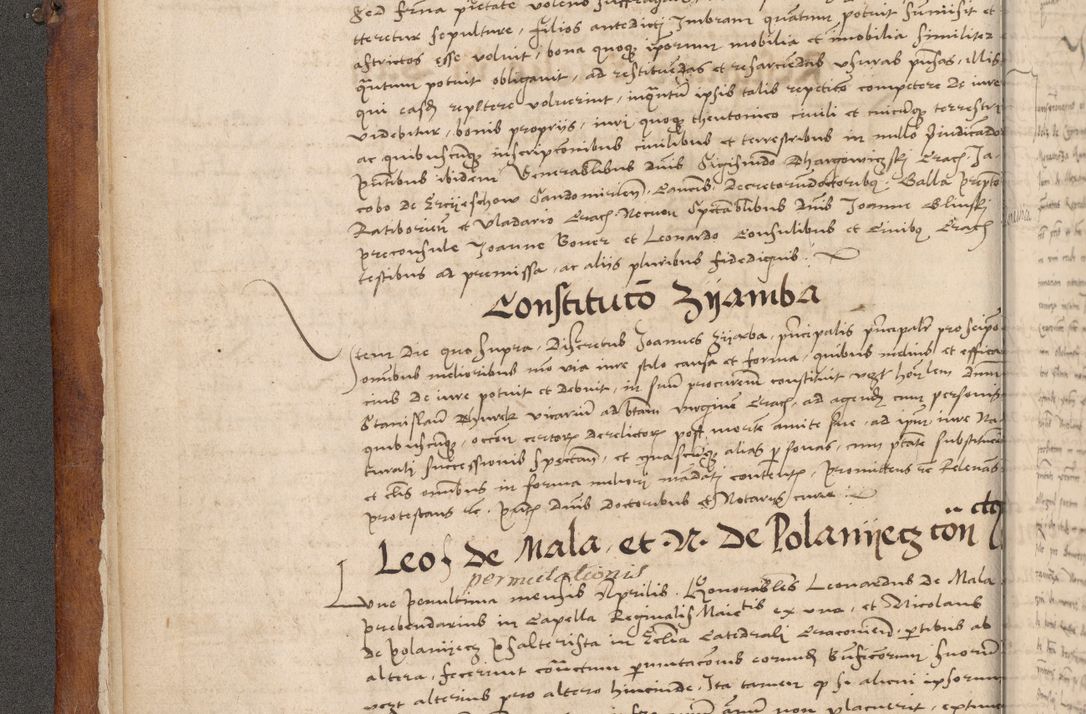 Zdjęcie nr 35 dla obiektu archiwalnego: Volumen I-mum actorum R. D. Joannis Konarski, episcopi Cracoviensis ab an D. 1503 ad annum 1514 inclusive acticata et registata, quorum indicem in dine voluminis videre est.