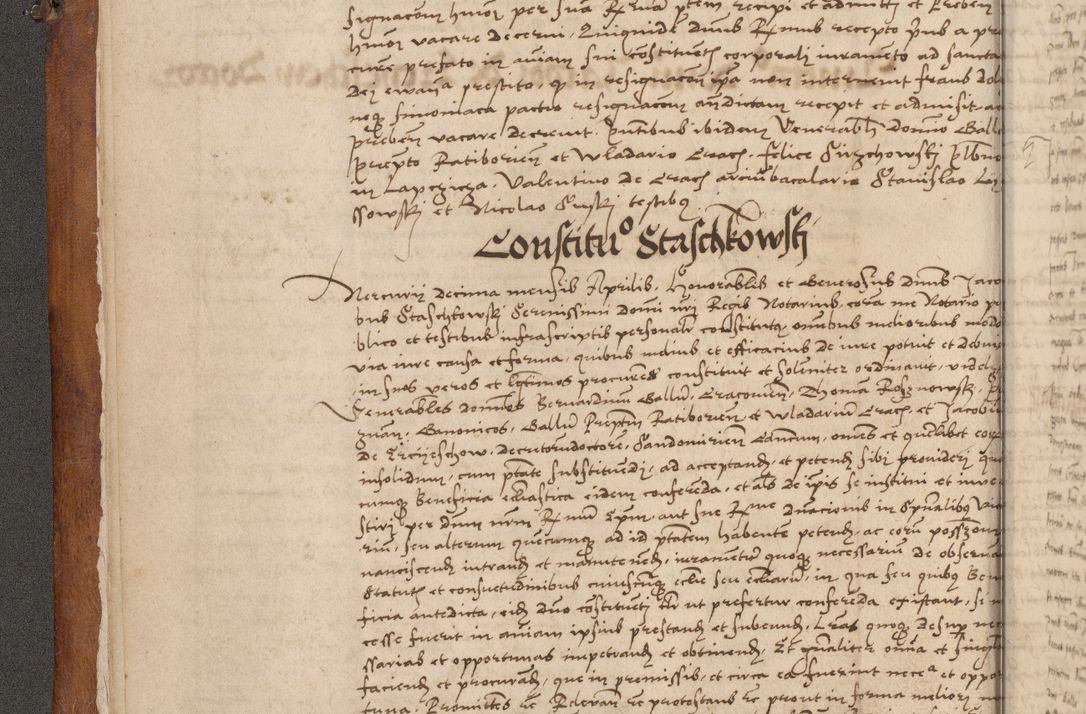 Zdjęcie nr 31 dla obiektu archiwalnego: Volumen I-mum actorum R. D. Joannis Konarski, episcopi Cracoviensis ab an D. 1503 ad annum 1514 inclusive acticata et registata, quorum indicem in dine voluminis videre est.