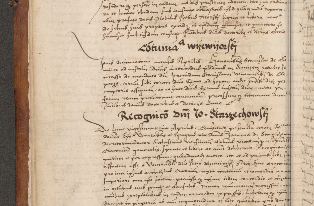 Zdjęcie nr 33 dla obiektu archiwalnego: Volumen I-mum actorum R. D. Joannis Konarski, episcopi Cracoviensis ab an D. 1503 ad annum 1514 inclusive acticata et registata, quorum indicem in dine voluminis videre est.