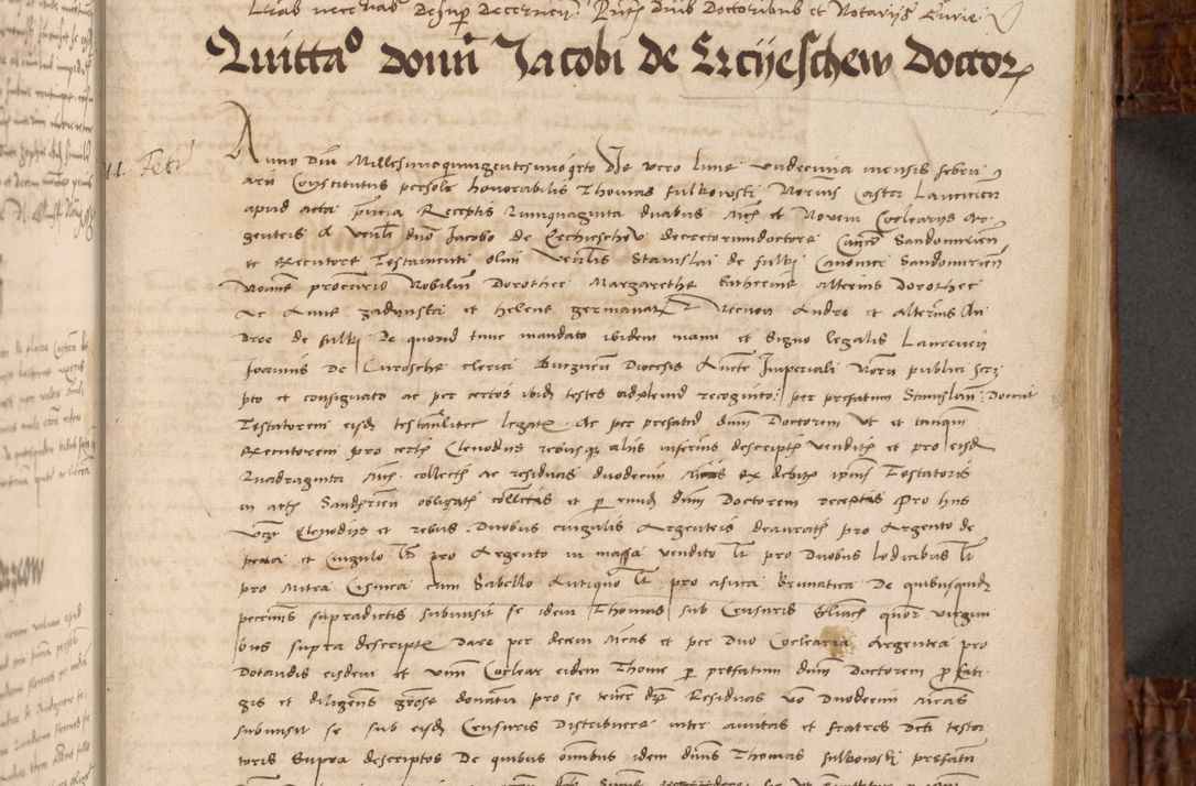 Zdjęcie nr 30 dla obiektu archiwalnego: Volumen I-mum actorum R. D. Joannis Konarski, episcopi Cracoviensis ab an D. 1503 ad annum 1514 inclusive acticata et registata, quorum indicem in dine voluminis videre est.