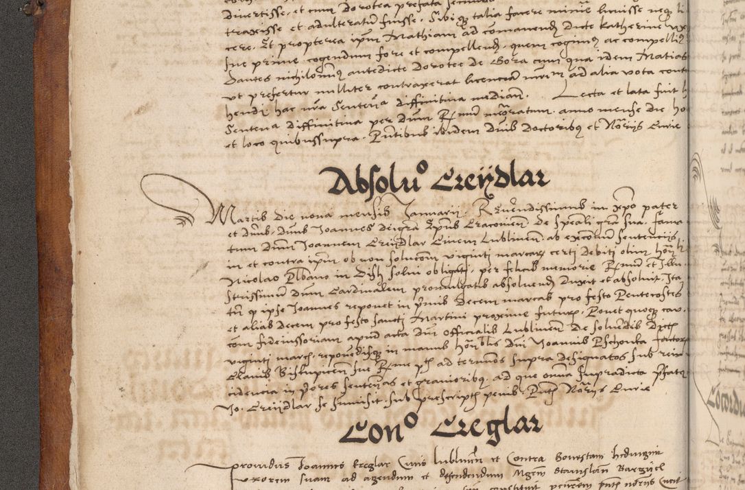 Zdjęcie nr 25 dla obiektu archiwalnego: Volumen I-mum actorum R. D. Joannis Konarski, episcopi Cracoviensis ab an D. 1503 ad annum 1514 inclusive acticata et registata, quorum indicem in dine voluminis videre est.