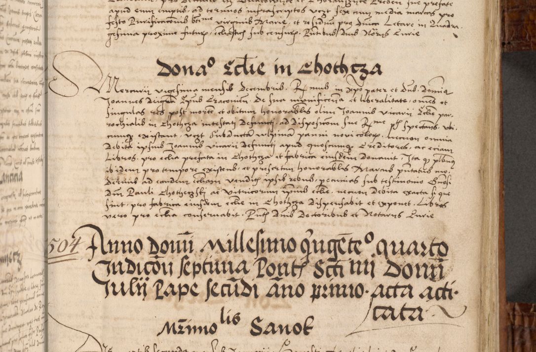 Zdjęcie nr 24 dla obiektu archiwalnego: Volumen I-mum actorum R. D. Joannis Konarski, episcopi Cracoviensis ab an D. 1503 ad annum 1514 inclusive acticata et registata, quorum indicem in dine voluminis videre est.