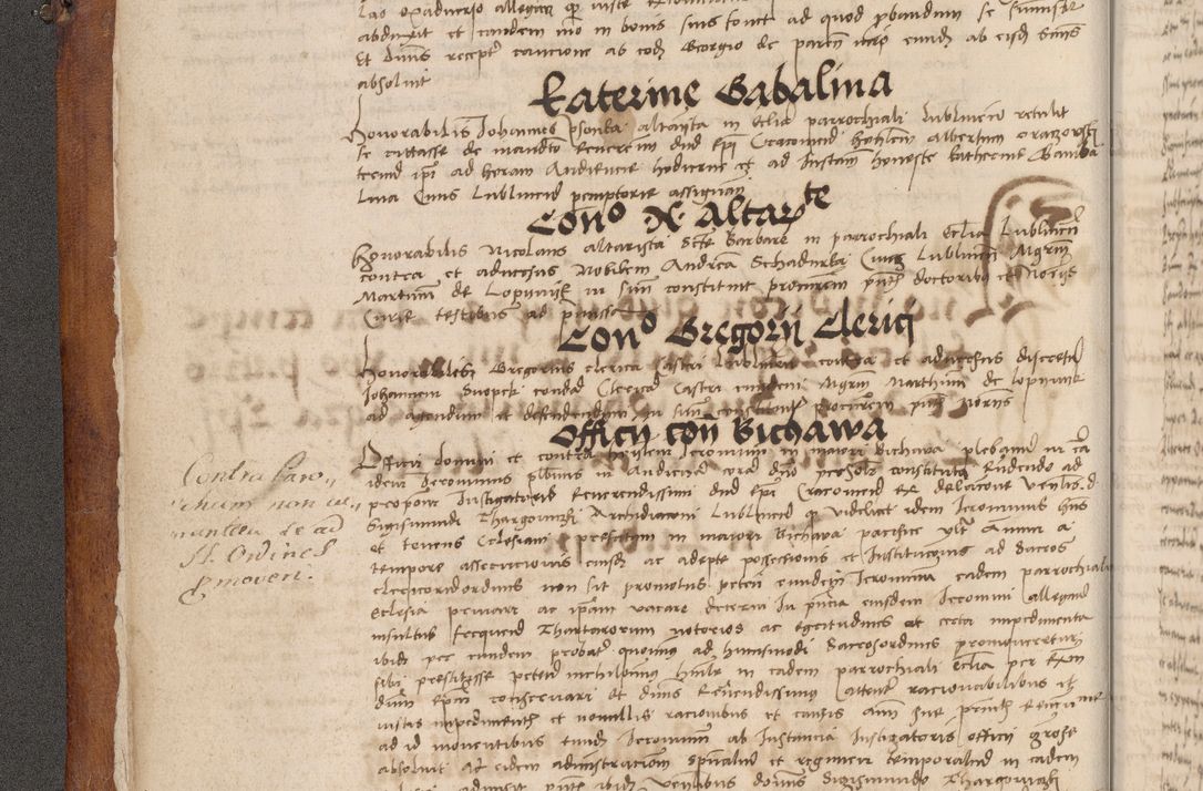 Zdjęcie nr 21 dla obiektu archiwalnego: Volumen I-mum actorum R. D. Joannis Konarski, episcopi Cracoviensis ab an D. 1503 ad annum 1514 inclusive acticata et registata, quorum indicem in dine voluminis videre est.