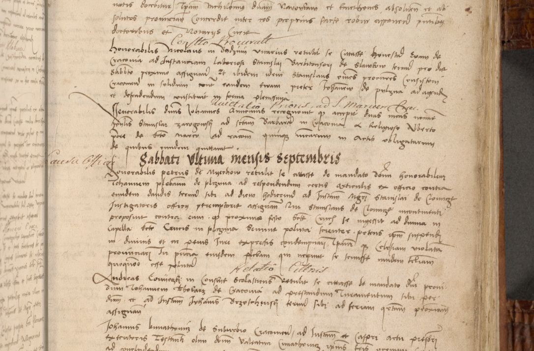 Zdjęcie nr 14 dla obiektu archiwalnego: Volumen I-mum actorum R. D. Joannis Konarski, episcopi Cracoviensis ab an D. 1503 ad annum 1514 inclusive acticata et registata, quorum indicem in dine voluminis videre est.
