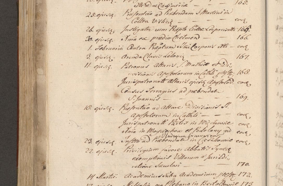 Zdjęcie nr 537 dla obiektu archiwalnego: Volumen II - um actorum episcopalium Joannis Konarski, episcopi Cracoviensis annorum sequentium: 1515, 1516, 1517, 1518, 1519, quorum indicem in dine huius voluminis videre est.
