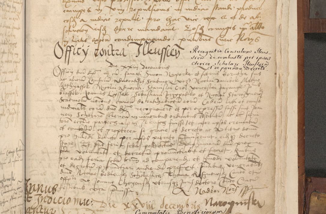 Zdjęcie nr 528 dla obiektu archiwalnego: Volumen II - um actorum episcopalium Joannis Konarski, episcopi Cracoviensis annorum sequentium: 1515, 1516, 1517, 1518, 1519, quorum indicem in dine huius voluminis videre est.