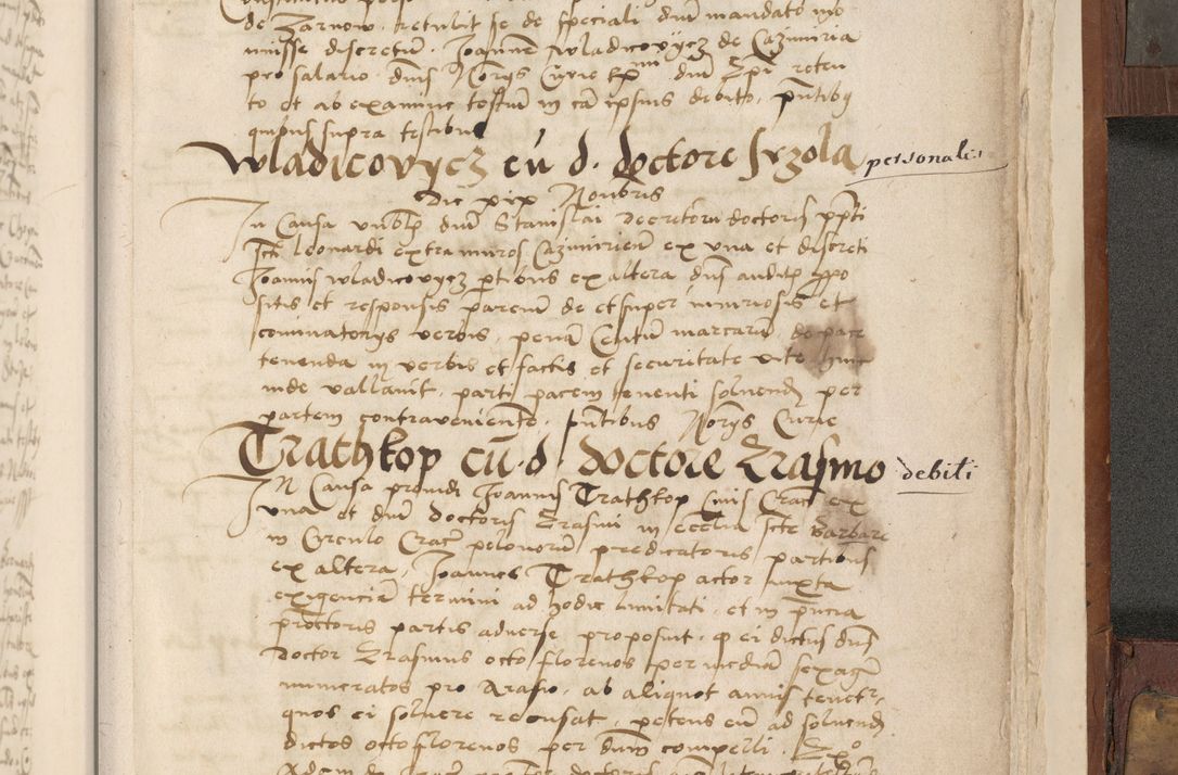 Zdjęcie nr 522 dla obiektu archiwalnego: Volumen II - um actorum episcopalium Joannis Konarski, episcopi Cracoviensis annorum sequentium: 1515, 1516, 1517, 1518, 1519, quorum indicem in dine huius voluminis videre est.