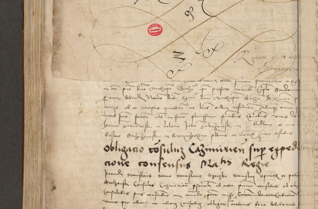 Zdjęcie nr 515 dla obiektu archiwalnego: Volumen II - um actorum episcopalium Joannis Konarski, episcopi Cracoviensis annorum sequentium: 1515, 1516, 1517, 1518, 1519, quorum indicem in dine huius voluminis videre est.